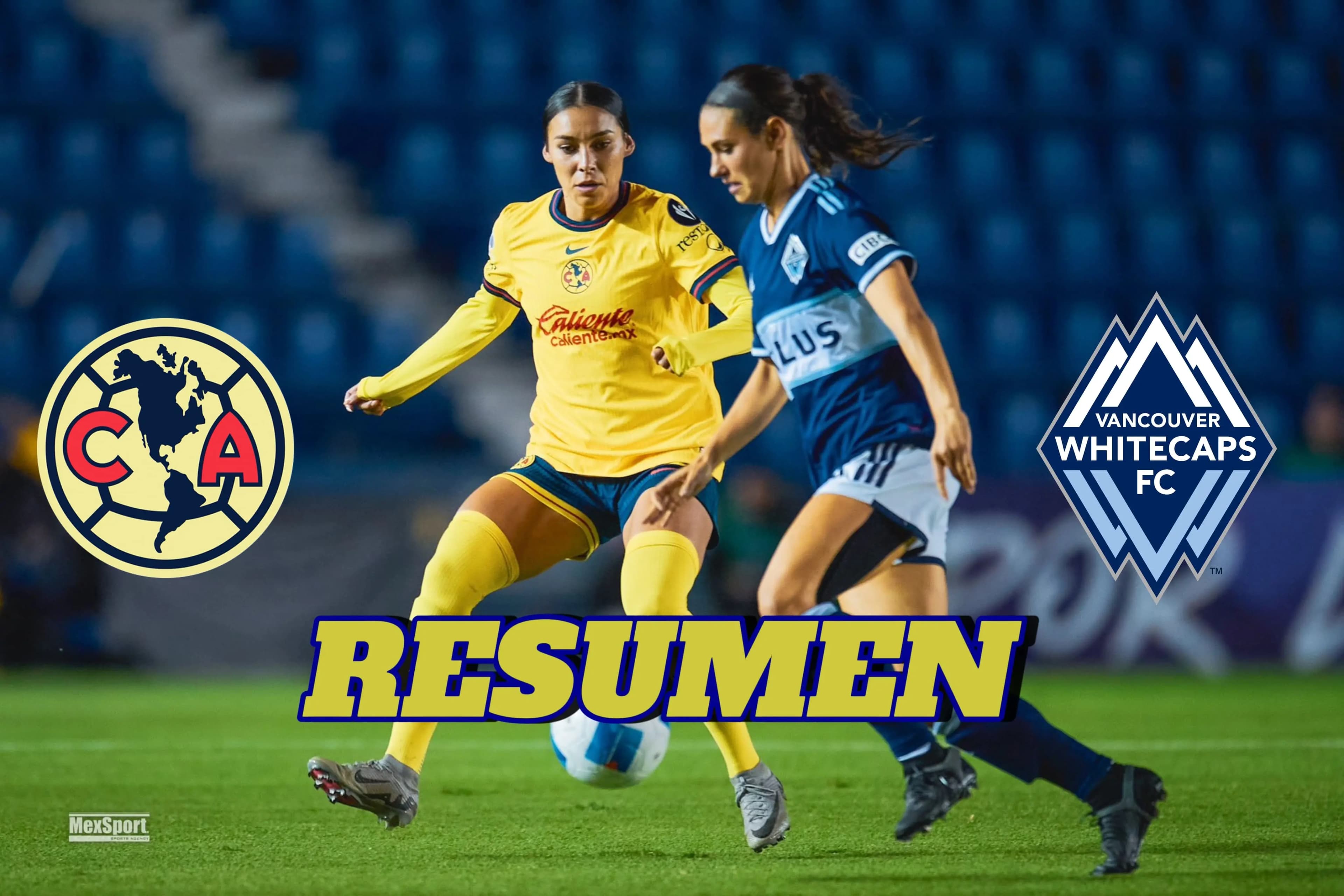 Cover Image for América femenil destroza a Vancouver en su debut